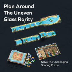 Allplay River Valley Glassworks player boards demonstrate scoring puzzle depth.