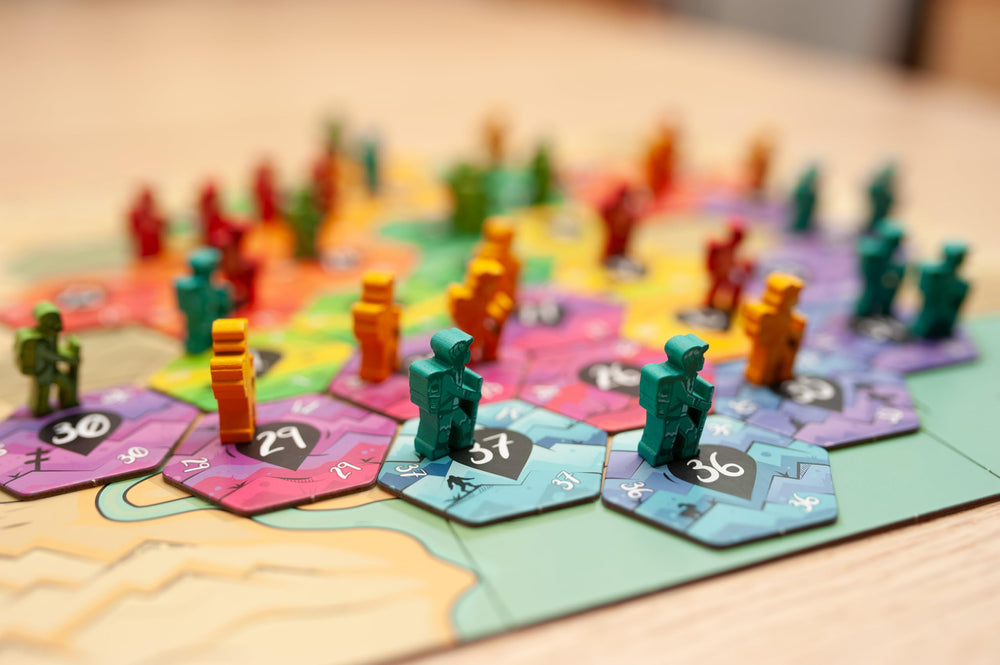 Allplay Switchbacks tile art on the box conveys clear, engaging visuals for shoppers