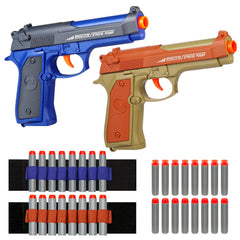 ALLROAD 2-pack blaster guns in blue and orange for lively outdoor play