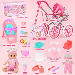 ALLROAD pretend play set invites imaginative care and motor-skill practice