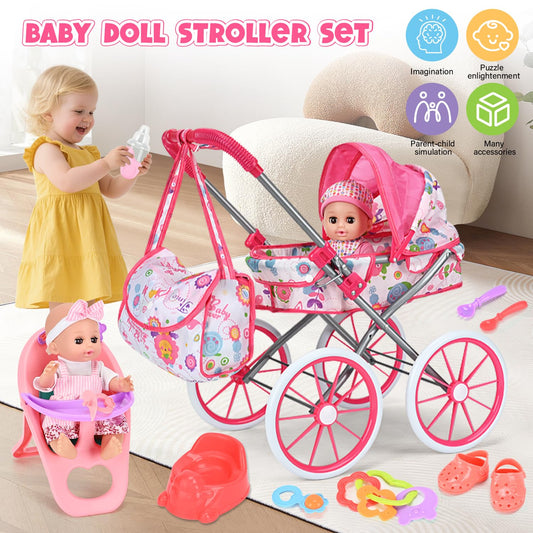 ALLROAD stroller features sunshade folding for on-the-go pretend adventures