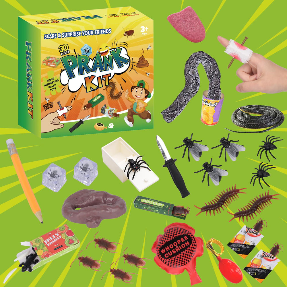 ALLROAD Prank Kit box top shows gift-ready packaging for family fun