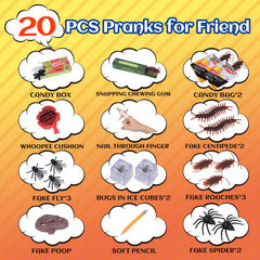ALLROAD Prank Kit whoopee cushion in focus, classic prank ready