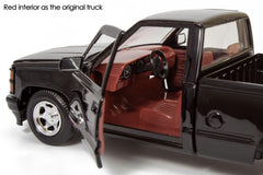 All Star Toys 1992 Chevy C1500 454SS hood opens reveals engine bay detail