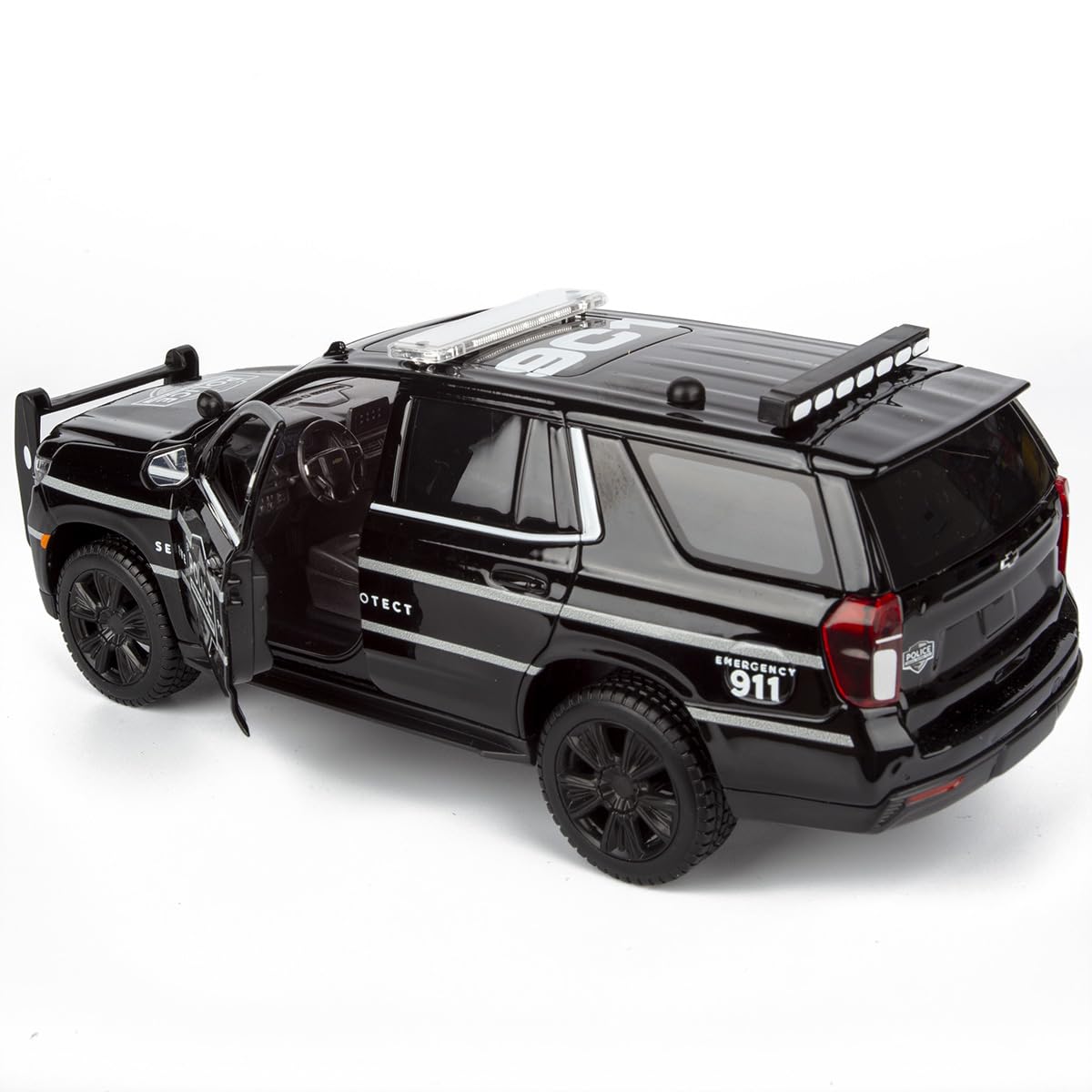 All Star Toys Tahoe PPV wheel and roof details enhance realism