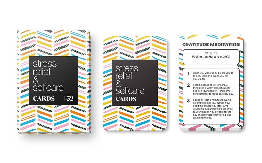 Allura and Arcia card illustrations detail with mindfulness prompts.