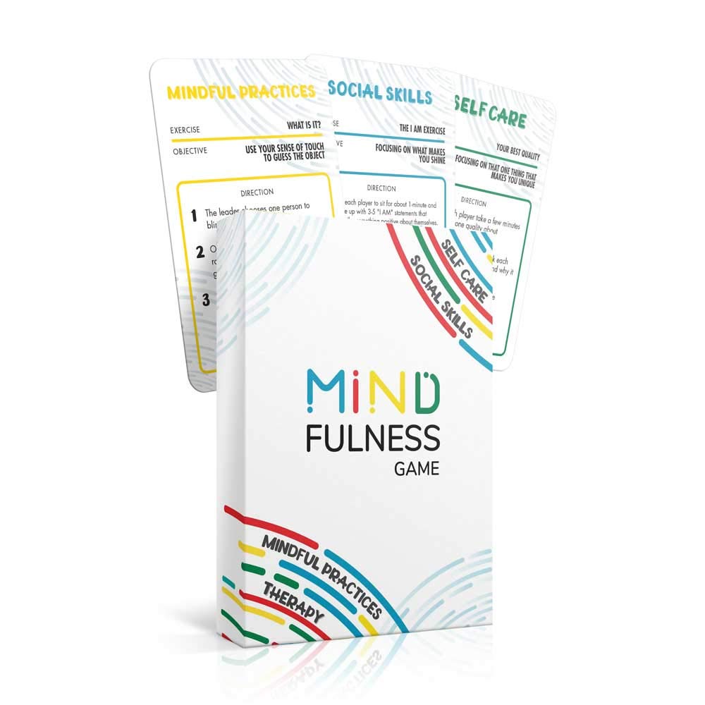 Allura & Arcia Mindfulness Game packaging ensures durable use at home or clinic.