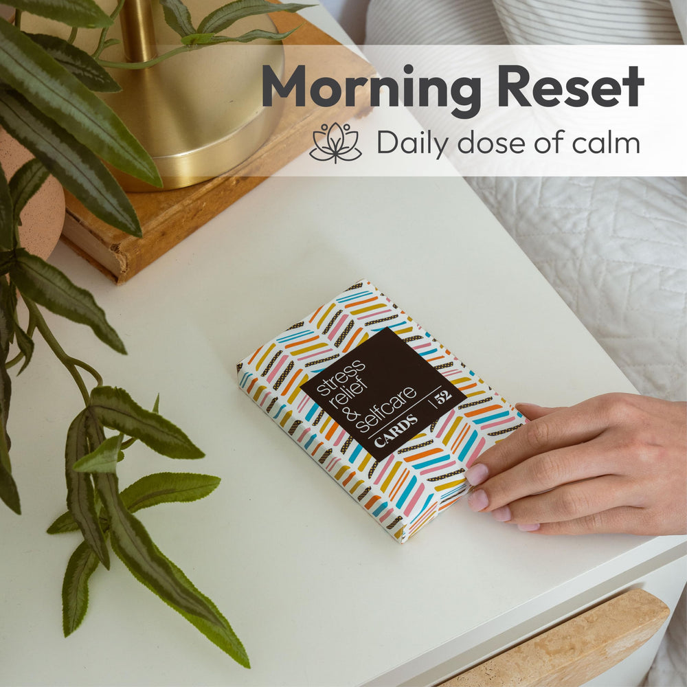 Allura and Arcia self-care deck spread shown for quick focus at work.