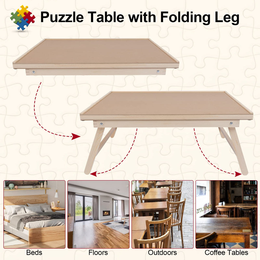Aloftopz puzzle cover facilitates quick relocation without disturbing your progress.