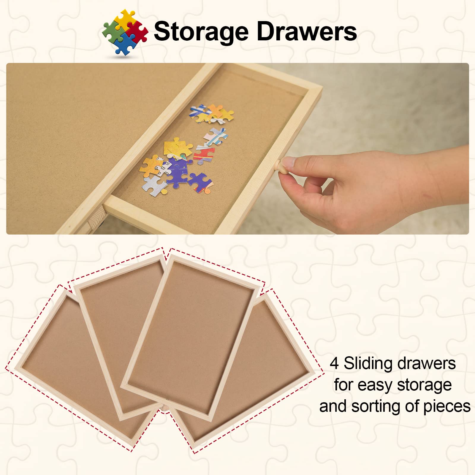 Aloftopz under-couch storage design keeps the table neatly tucked away when not in use.