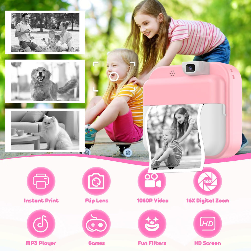 Alotwan instant camera prints keepsake photos quickly.