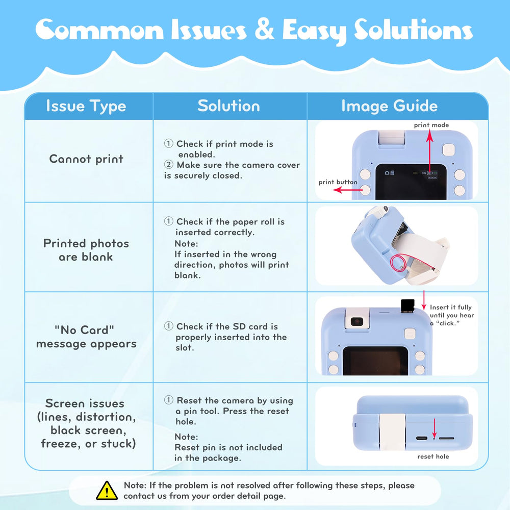 Alotwan Kids Camera Instant Print neck strap keeps little explorers hands-free.