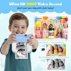 Alotwan Kids Camera Instant Print printed photos boost DIY crafts and storytelling.
