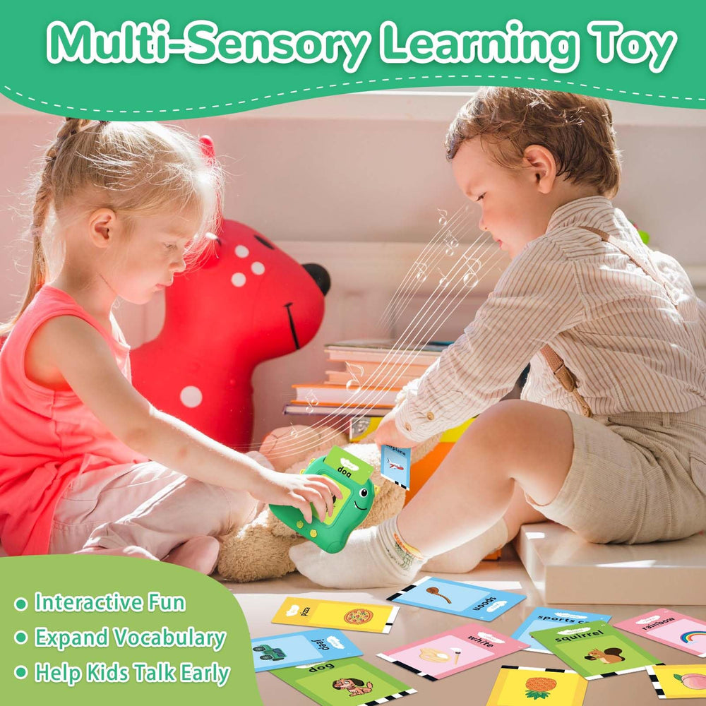 Alotwan portable toddler-sized learning toy fits small hands.