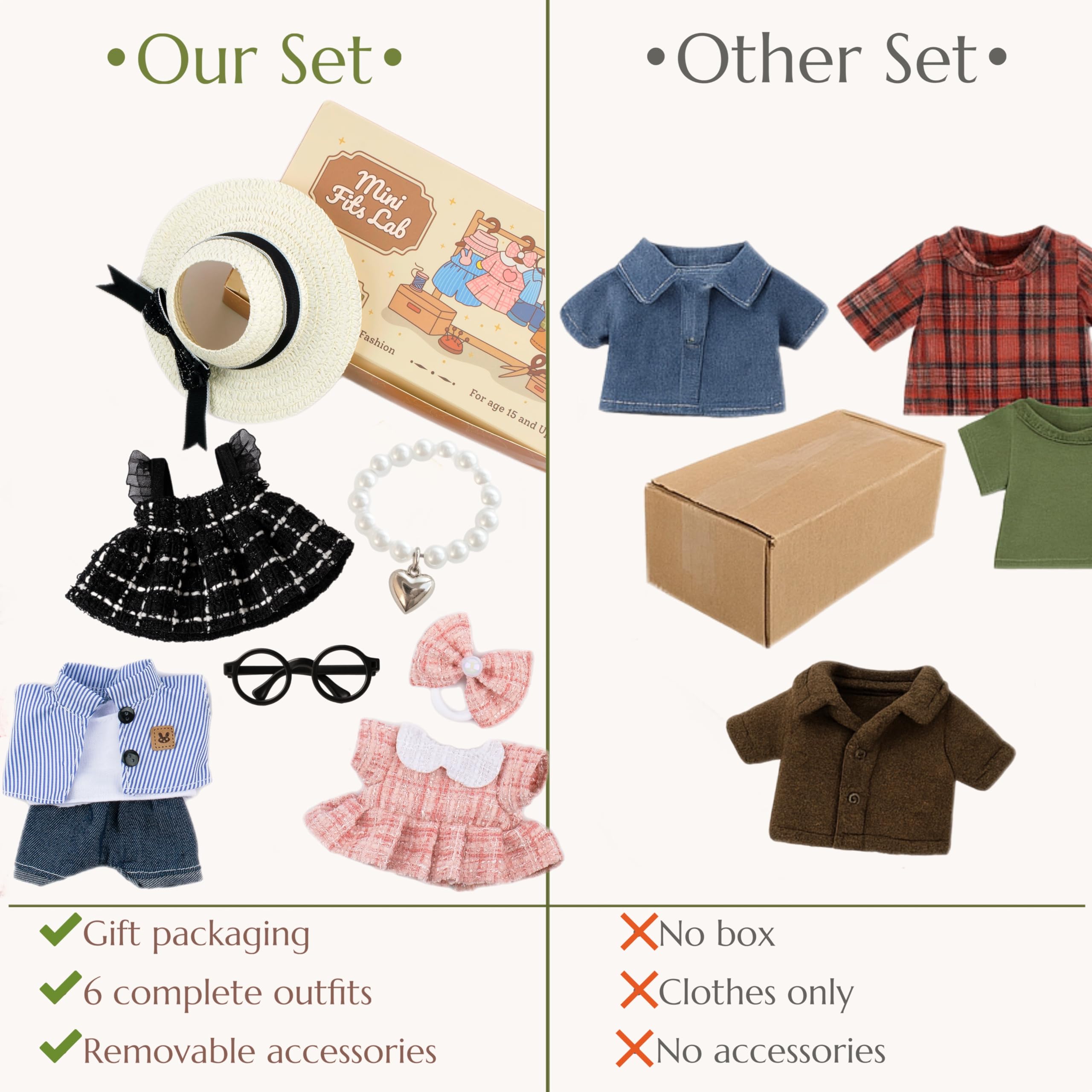 ALOVAK tactile fabrics like corduroy and tweed enhance realism and play value.