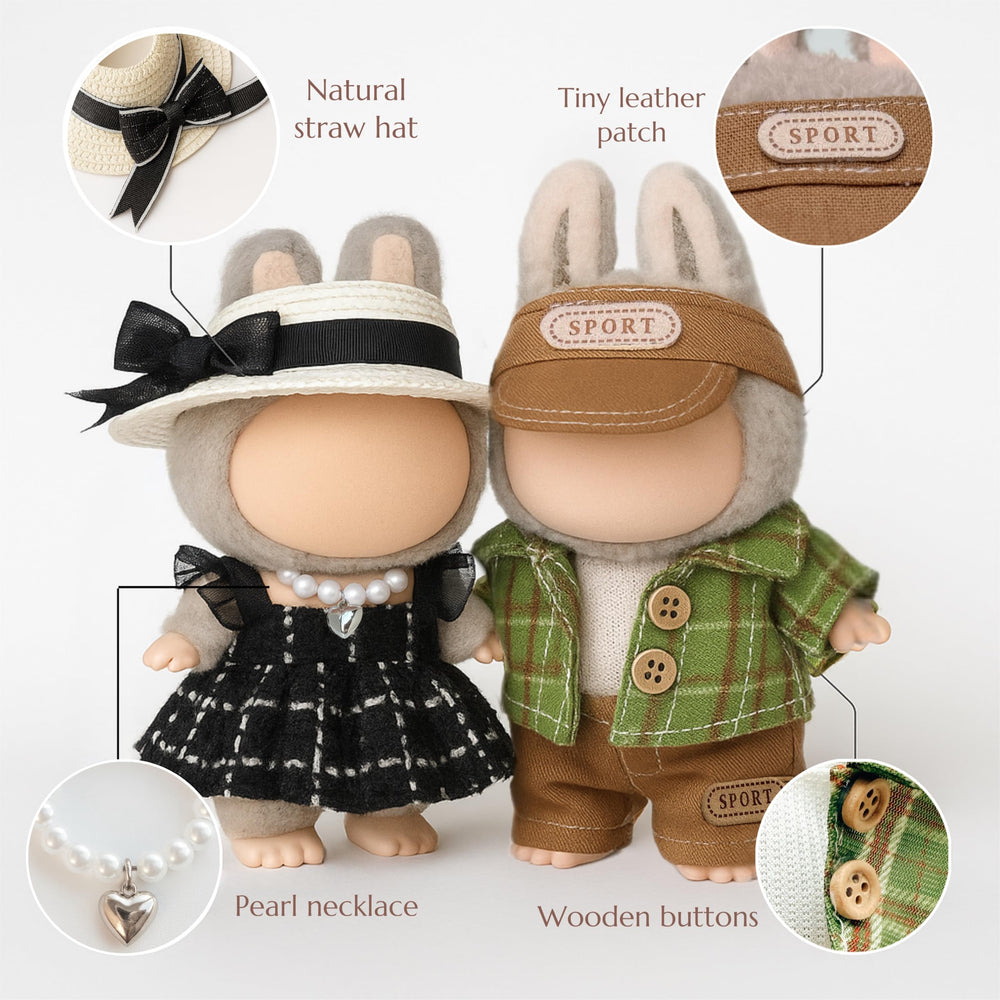 ALOVAK glasses accessory for 17 cm dolls, perfect for playful daytime looks.