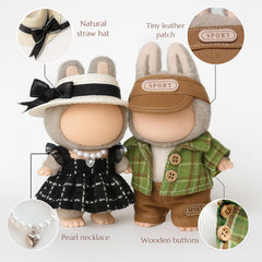 ALOVAK glasses accessory for 17 cm dolls, perfect for playful daytime looks.