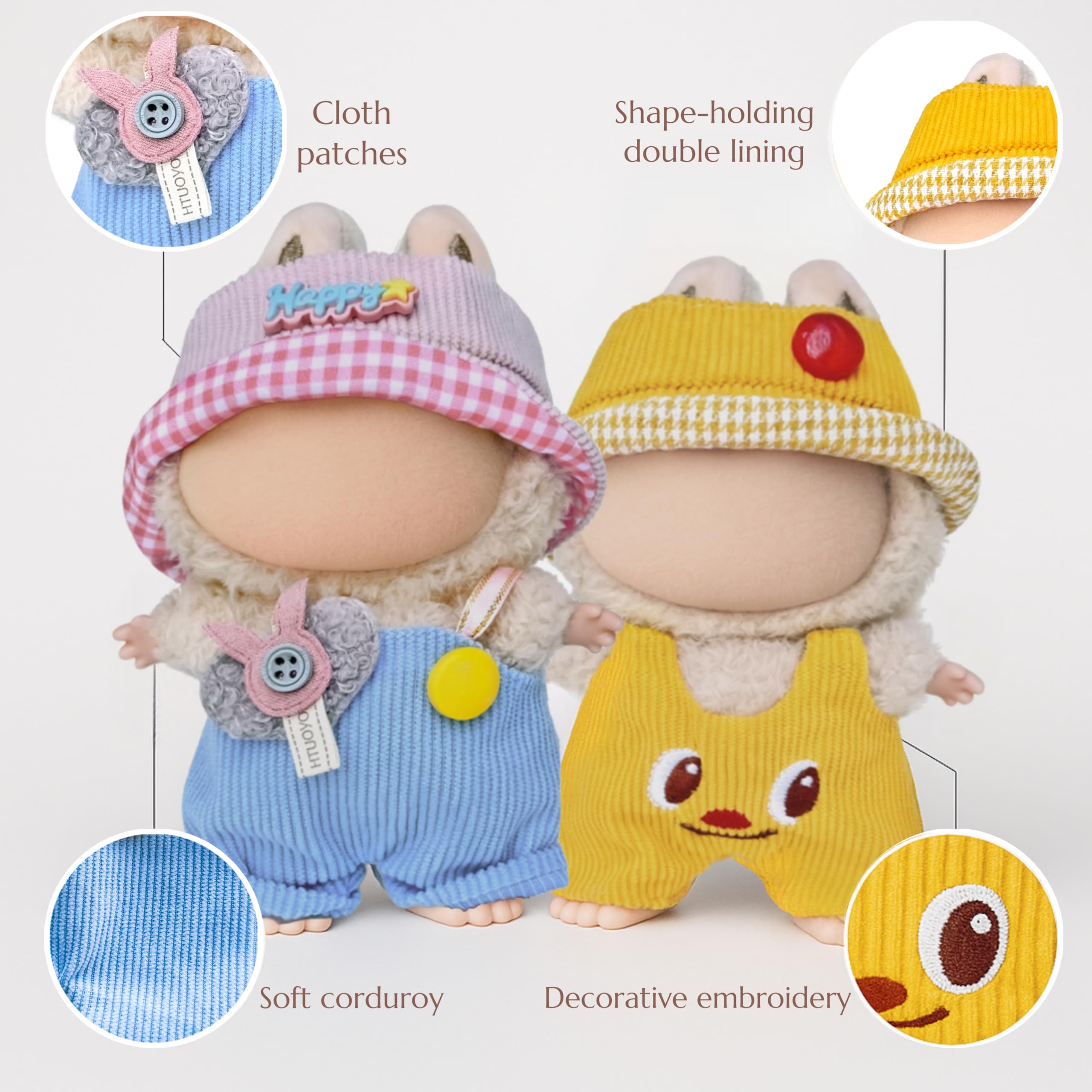ALOVAK necklace accessory for 17 cm dolls, adds subtle sparkle to outfits.