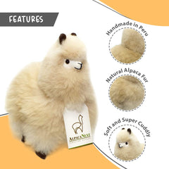 AlpacaNext detailed face, expressive eyes and ears enhance its plush charm.