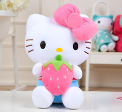 AlphaDesignLuxe pink kitty plush for cozy cuddles and playful decor.