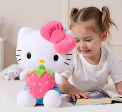 AlphaDesignLuxe ultra-soft plush fabric emphasizes comforting hugs.