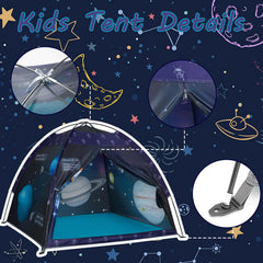 alprang Space World Play Tent easy assembly with fiberglass poles