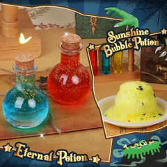 Alritz colorful stars and fairy dust add sparkle to experiments.