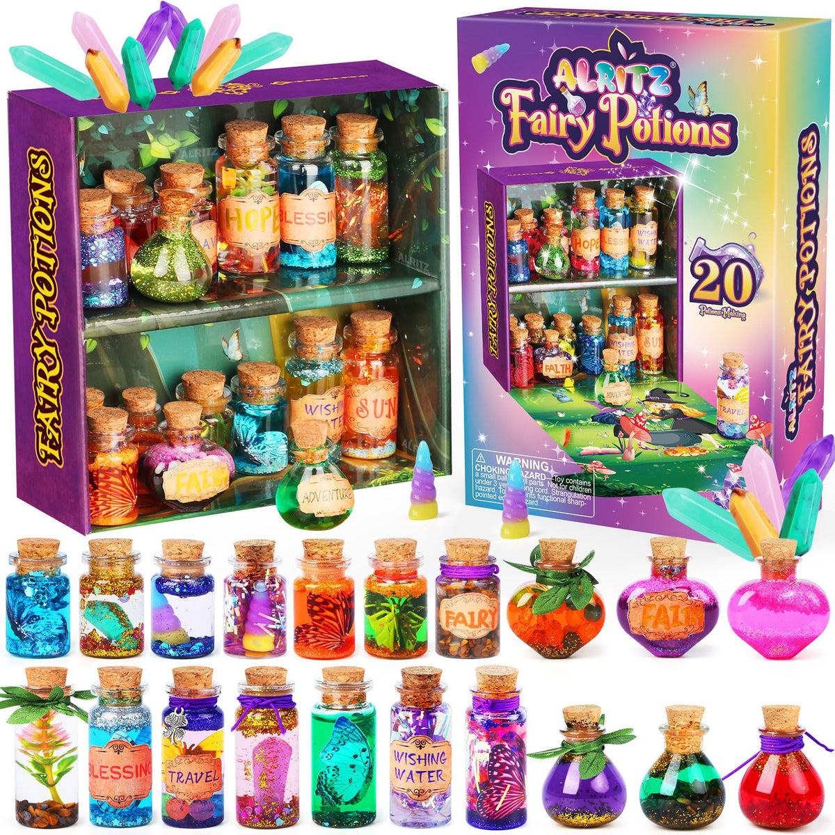 Alritz Fairy Potions Kit box showing full set for creative play