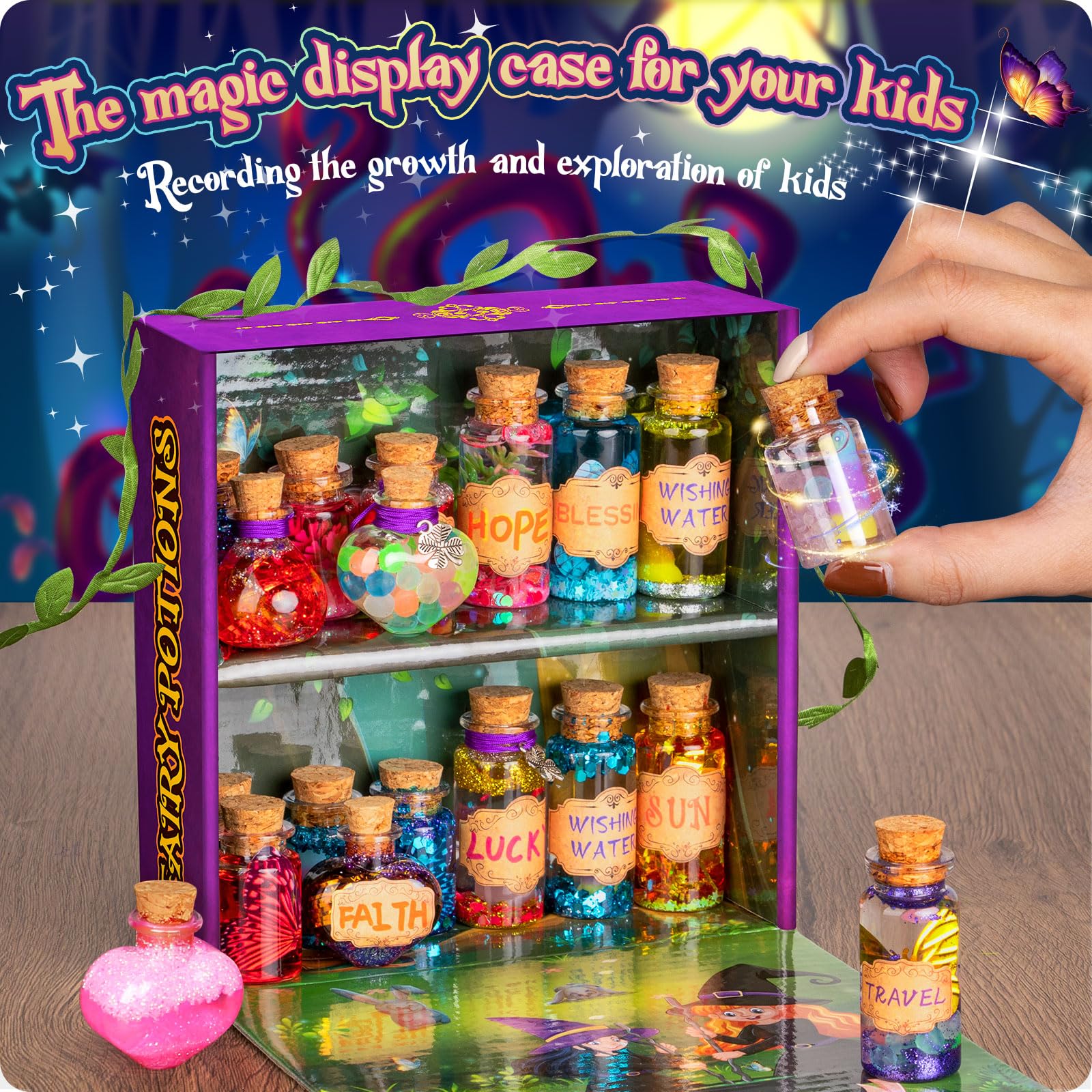 Alritz magic wand with butterflies sparks imaginative storytelling
