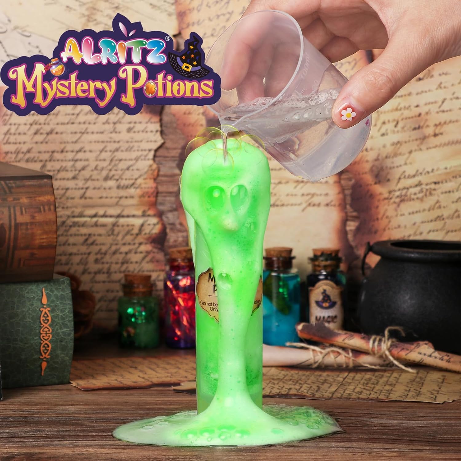 Alritz Mystery Potion Kits crystals and book for magical learning and storytelling