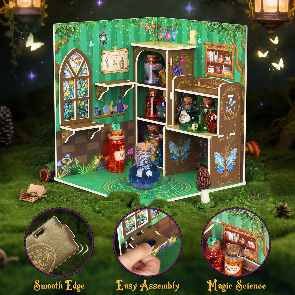 Alritz night glow stone adds magical ambiance for nighttime play