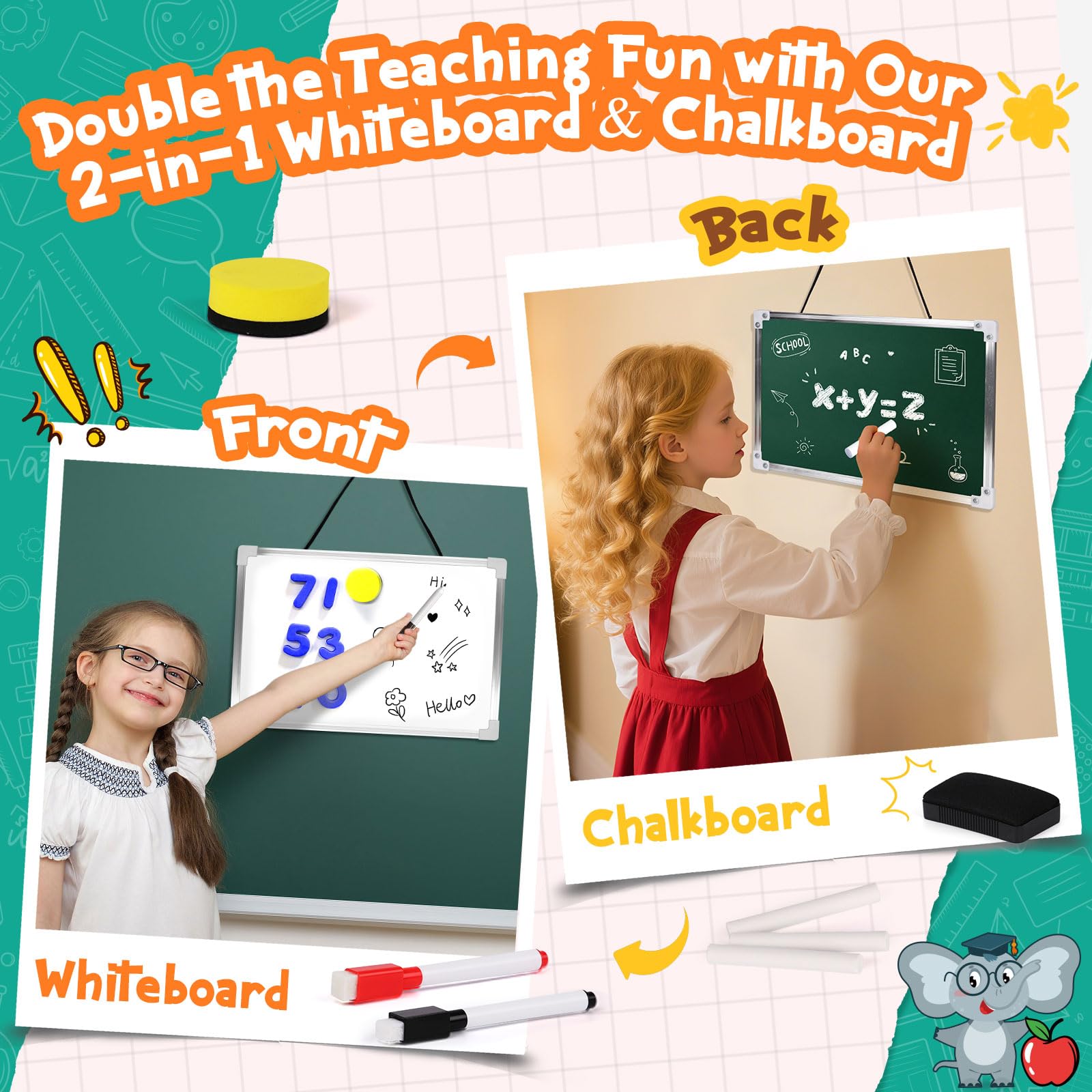 Alritz pretend play teacher set posters - colorful visuals to support learning themes
