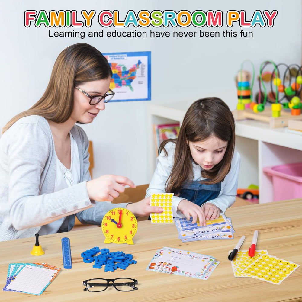 Alritz pretend play teacher set smiley eraser adds playful checkpoints