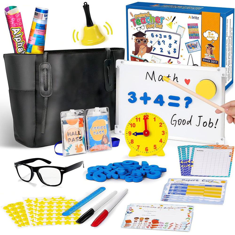 Alritz pretend play teacher set whiteboard for interactive learning and role-play