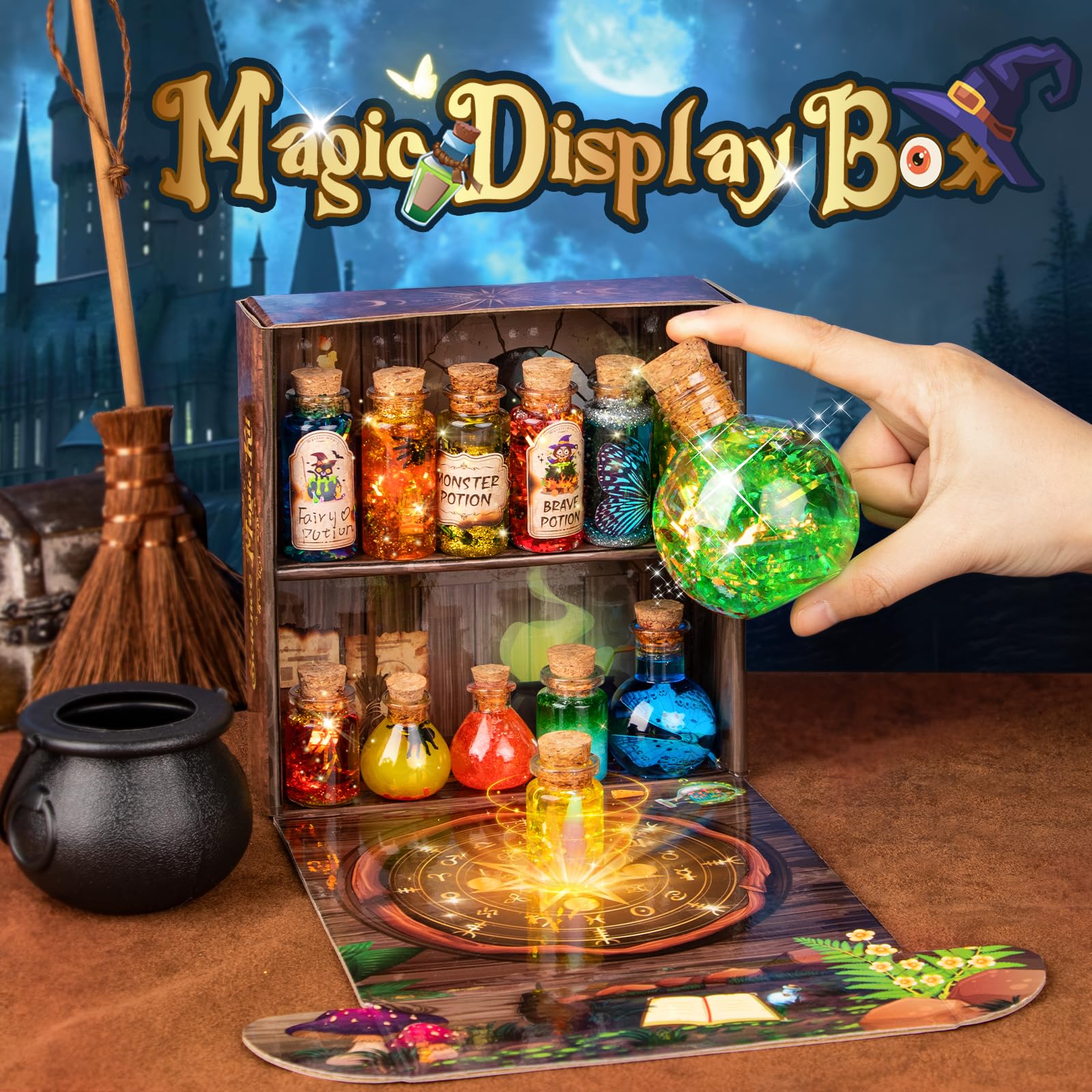 Alritz wizard hats and wands spark imaginative role-play.
