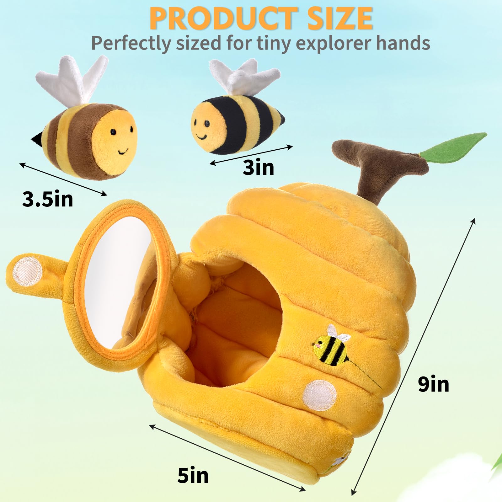 Alsatic beehive mirror promotes visual exploration and self-recognition.