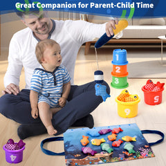 Alsatic ocean mat providing a soft play surface for exploration