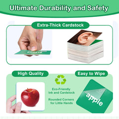 ALSOLIFE nose card aids early labeling and social interaction skills.