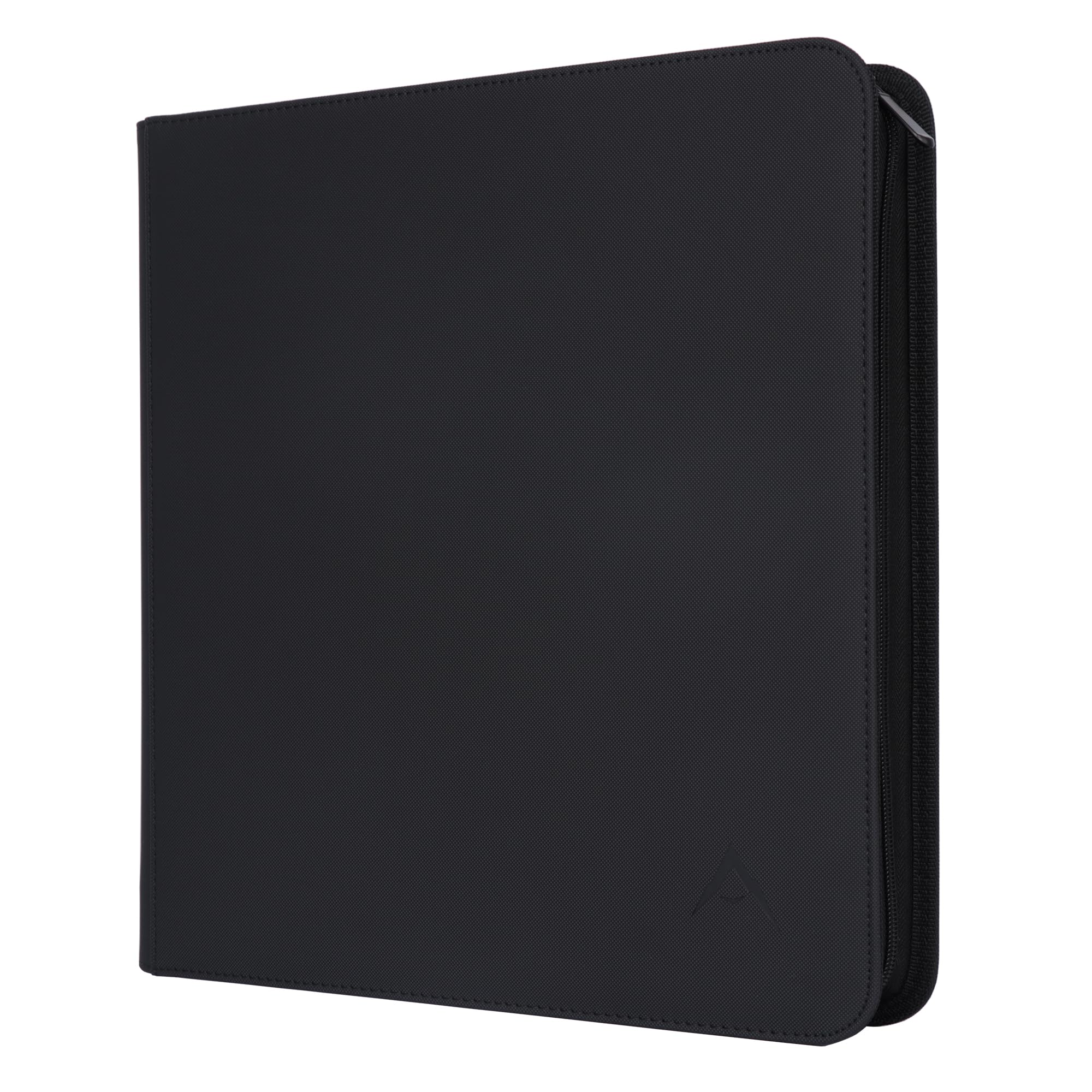 Alteagle 12-pocket binder with side-loading closure secured for travel and storage.