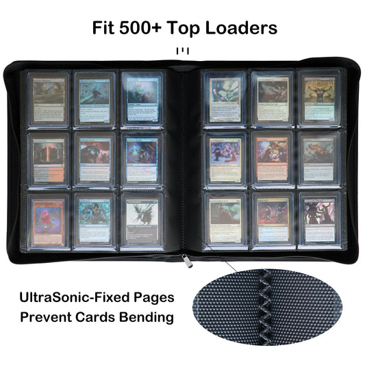 Alteagle interior 9-pocket page keeps cards organized and easy to browse.
