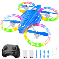 ALTITACO Kids Drone with cool lighting for dynamic indoor flights and eye-catching effects.