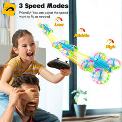 ALTITACO Kids Drone one-click take-off and landing feature.