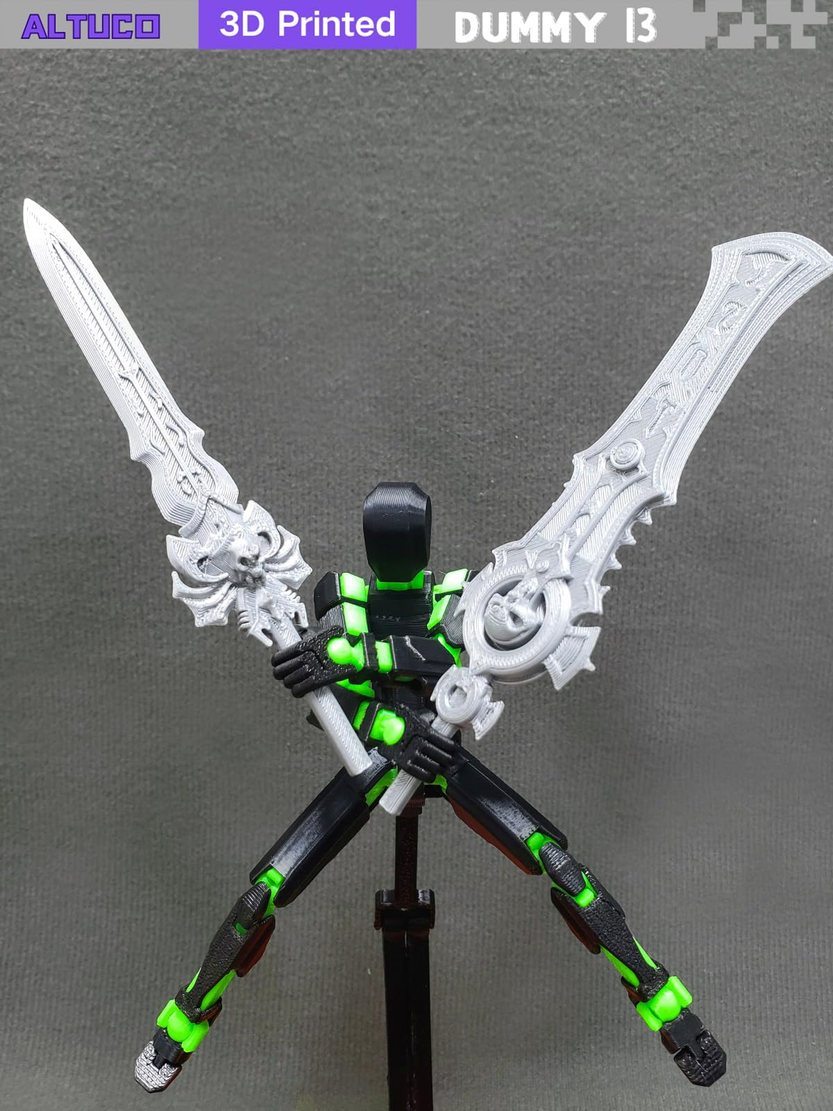 Altuco T13 jointed figure with tight joints for stable posing