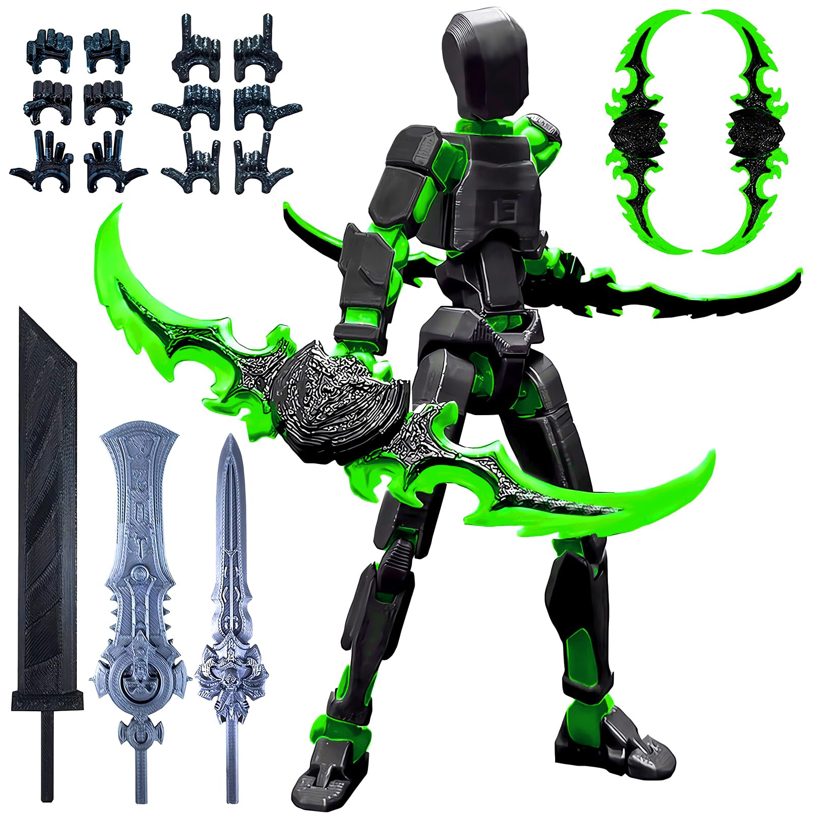 Altuco T13 figure full set for versatile posing and display
