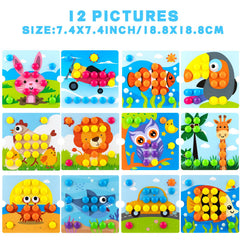AluAbi Button Art Toys travel storage keeps pieces secure for trips.