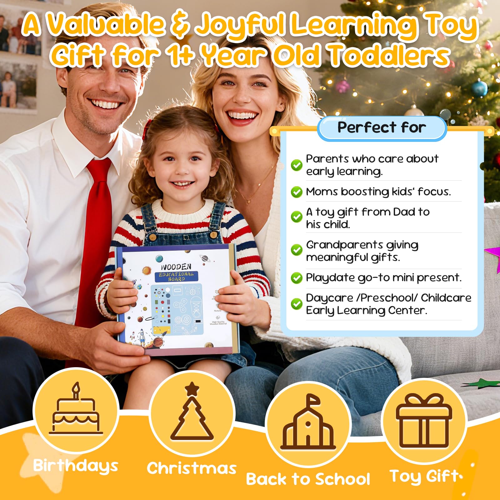 AMGAMGTS durable wooden construction with smooth edges ensures safe play.