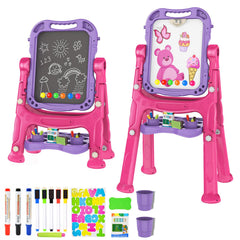 Amagoing Easel with adjustable height for comfortable, growing kids