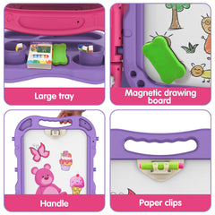 Amagoing Easel chalkboard and whiteboard sides for varied activities