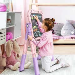 Amagoing detachable handle panel turns the board into a desktop easel.