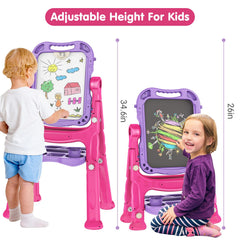 Amagoing Easel double sided magnetic board expands creative options